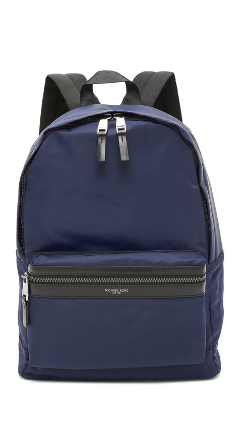 michael kors kent nylon backpack indigo|Kent Nylon Backpack .